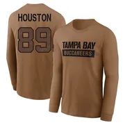 Men's Dennis Houston Tampa Bay Buccaneers Brown 2023 Salute To Service Long Sleeve T-Shirt