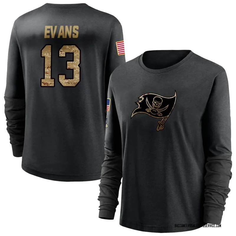 Women's Mike Evans 2020 Salute To Service Performance T-Shirt - Black -  Tshirtsedge