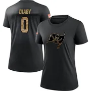 Women's YaYa Diaby Tampa Bay Buccaneers Black Yaya Diaby 2020 Salute To Service Performance T-Shirt