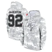 Youth William Gholston Tampa Bay Buccaneers Camo Arctic 2024 Salute to Service Club Fleece Pullover Hoodie